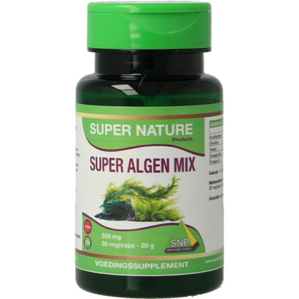 SNP Super algen mix 500mg puur (30 Vegetarische capsules)