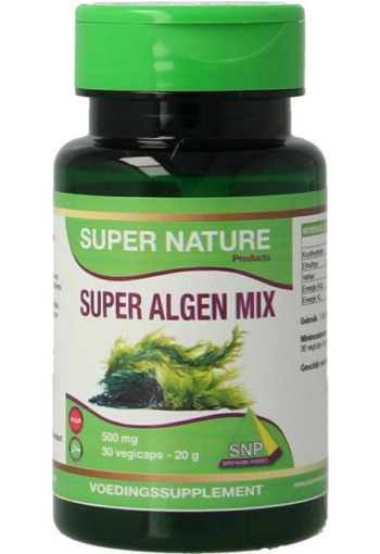 SNP Super algen mix 500mg puur (30 Vegetarische capsules)