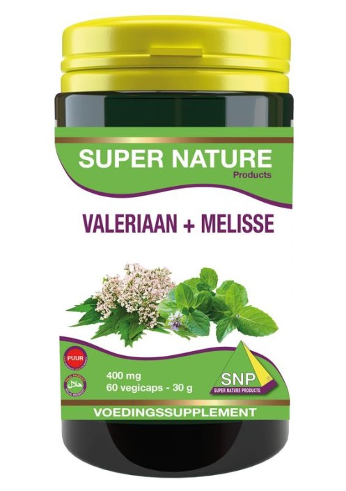 SNP Valeriaan melisse 400 mg puur (60 Vegetarische capsules)