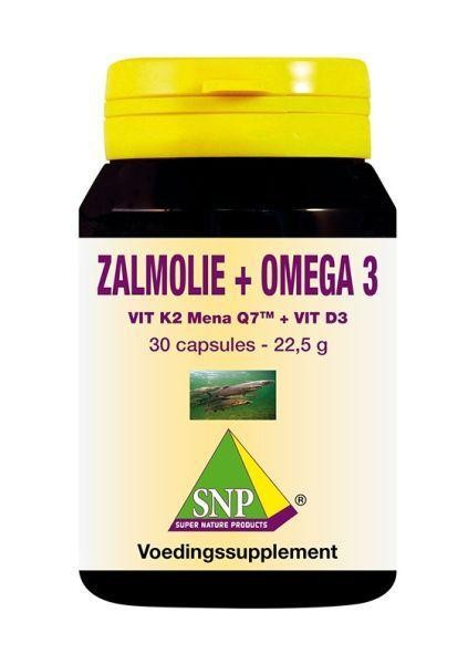 SNP Zalmolie & vit. K2 mena Q7 & vit. D3 & vit. E (30 Capsules)
