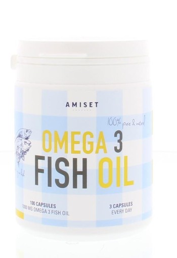 Amiset Fish Oil - Visolie (100 Capsules)