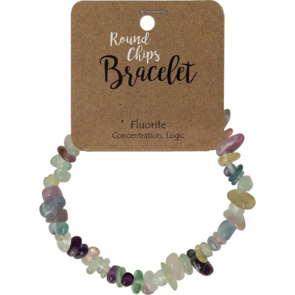 Steengoed Splitarmband fluoriet (1 Stuks)