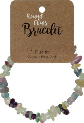 Steengoed Splitarmband fluoriet (1 Stuks)