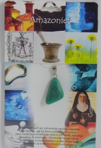 Steengoed Hanger gezondheidssteen amazoniet (1 Stuks)