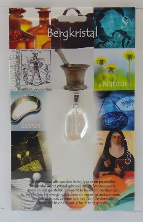 Steengoed Hanger gezondheidssteen bergkristal (1 Stuks)