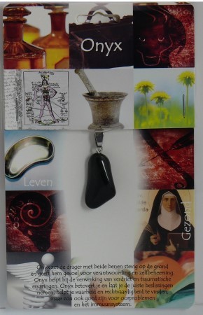 Steengoed Hanger gezondheidssteen onyx (1 Stuks)