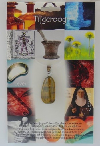 Steengoed Hanger gezondheidssteen tijgeroog (1 Stuks)