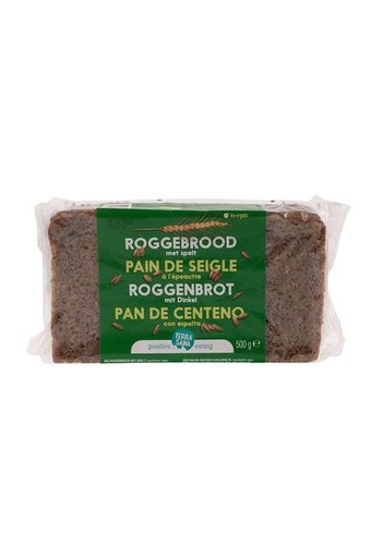Terrasana Roggebrood met spelt bio (500 Gram)
