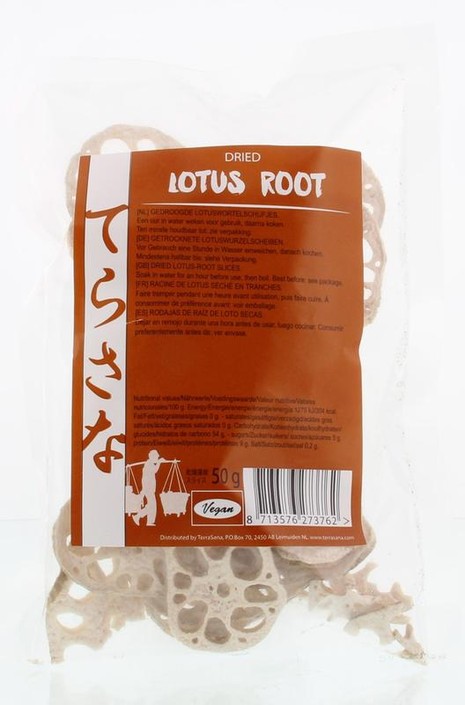 TS Import Lotusschijfjes gedroogd (50 Gram)