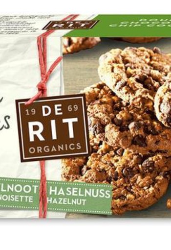 De Rit Double chococookies hazelnoot bio (175 Gram)