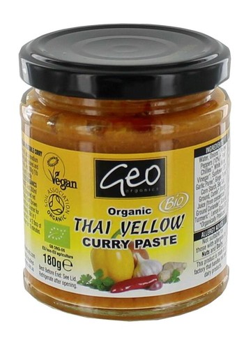 Geo Organics Curry paste thai yellow bio (180 Gram)