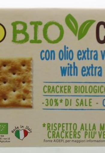 Crich Crackers olijfolie blauw bio (250 Gram)