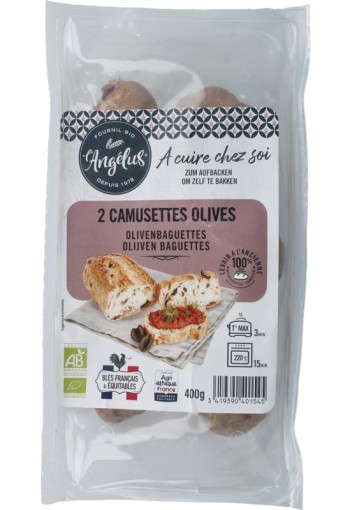 Langelus Camusettes met olijven bio (2 Stuks)