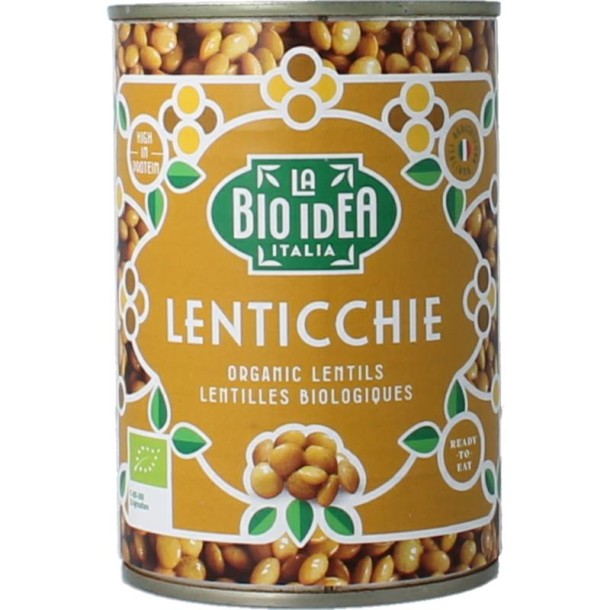 Bioidea Linzen (lenticchiel) bio (400 Gram)