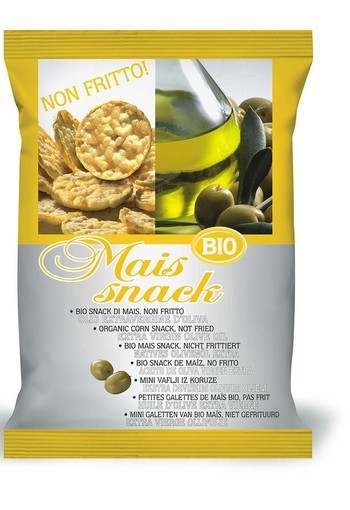 Bio Alimenti Mais snack olijf bio (50 Gram)