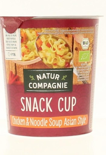 Natur Compagnie Cupnoodles kip bio (55 Gram)