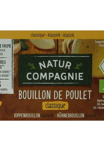 Natur Compagnie Kippenbouillon 8 blokjes bio (88 Gram)