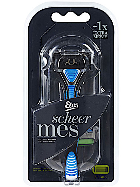 Etos Man scheer­sys­teem 6 blad­s