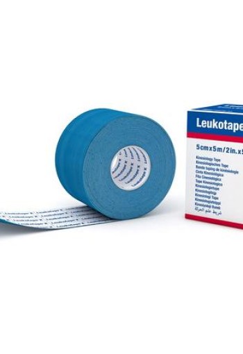 Leukotape K 5m x 5cm blauw (1 Stuks)