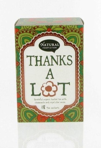 Nat Temptation Thanks a lot bio (18 Zakjes)