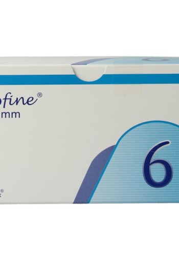 Novo Nordisk Novofine naalden 0.25 x 6 mm 31 gram (100 Stuks)