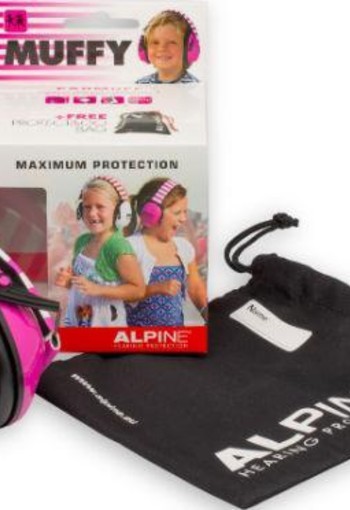 Alpine Muffy pink oorkappen (1 Stuks)