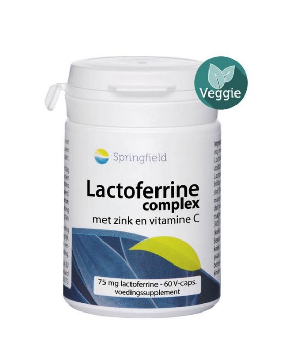 Springfield Lactoferrine 75mg (60 Vegetarische capsules)