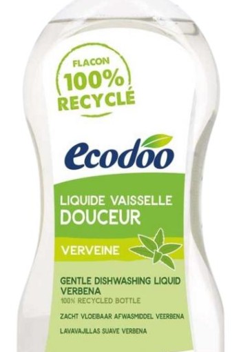 Ecodoo Afwasmiddel vloeibaar zacht verbena bio (500 Milliliter)