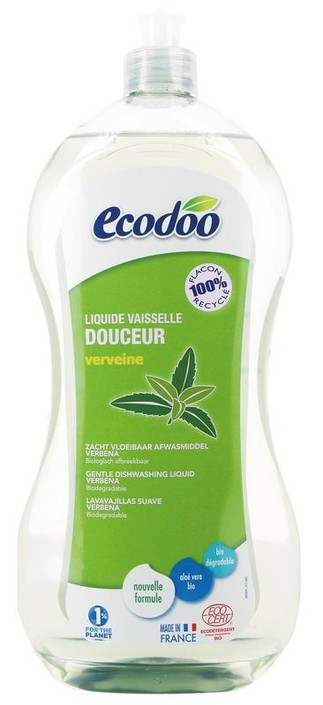 Ecodoo Afwasmiddel vloeibaar zacht verbena bio (1 Liter)