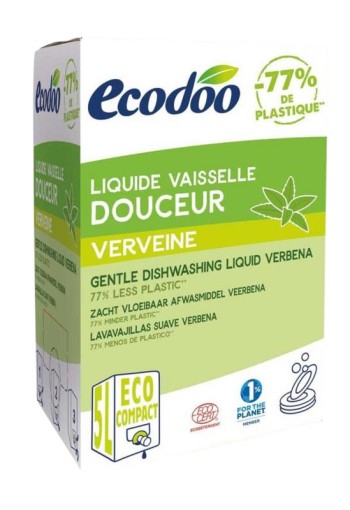 Ecodoo Afwasmiddel vloeibaar zacht navul jerrycan bio (5 Liter)