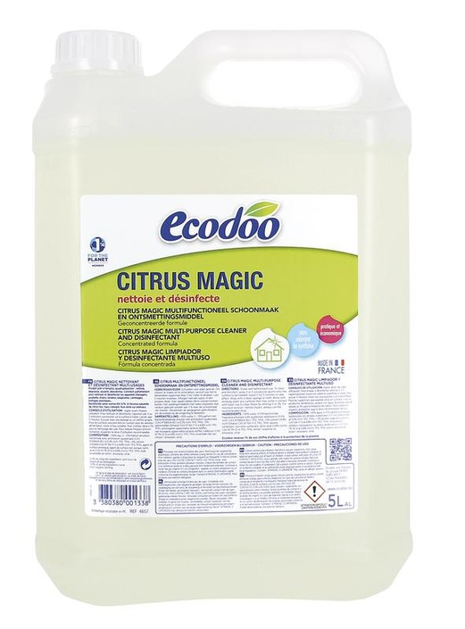 Ecodoo Schoonmaakmiddel citrus navul jerrycan bio (5 Liter)