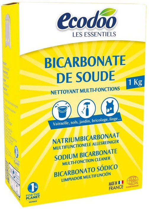 Ecodoo Zuiveringszout natrium bicarbonaat bio (1 Kilogram)
