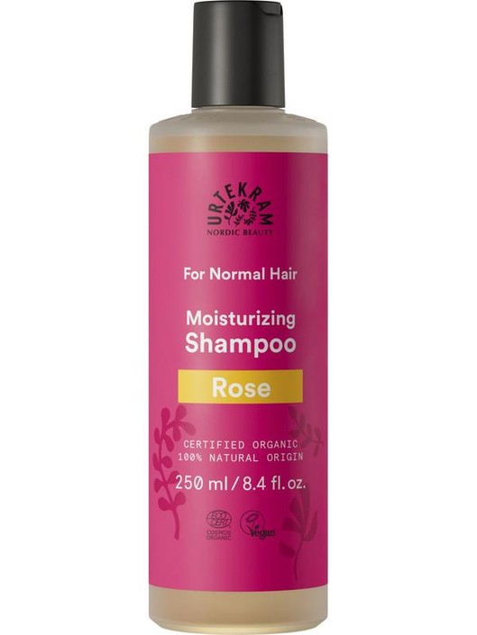 Urtekram Shampoo rozen normaal haar (250 Milliliter)