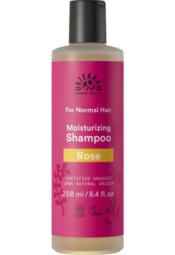 Urtekram Shampoo rozen normaal haar (250 Milliliter)