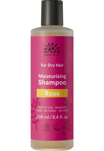 Urtekram Shampoo rozen droog haar (250 Milliliter)