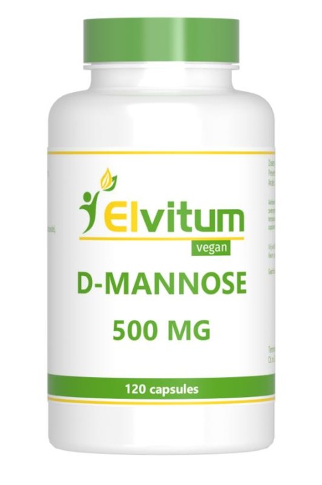 Elvitum D-Mannose 500mg (120 Vegetarische capsules)