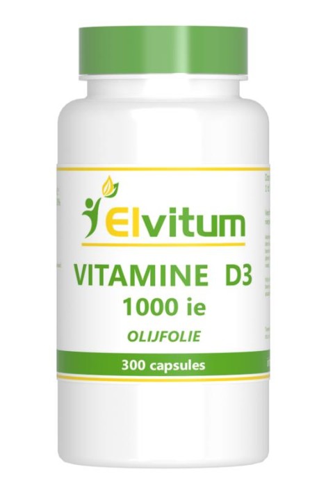 Elvitum Vitamine D3 1000IE/25mcg (300 Capsules)