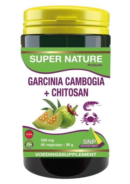 SNP Garcinia cambogia chitosan 500mg puur (60 Vegetarische capsules)