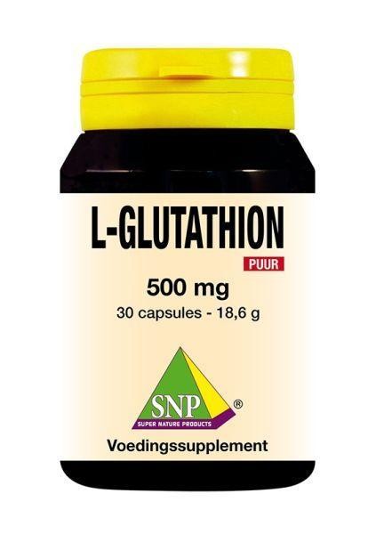 SNP L-Glutathion 500mg puur (30 Capsules)
