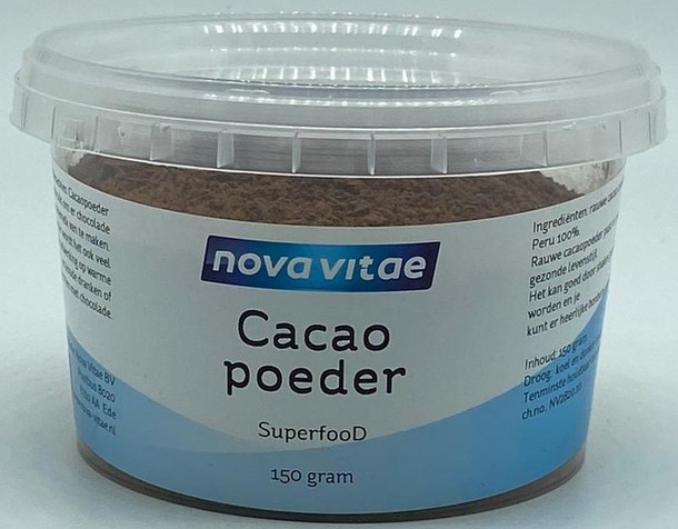 Nova Vitae Cacao poeder (150 Gram)