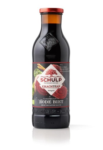 Schulp Krachtsap rode bietensap puur bio (750 Milliliter)