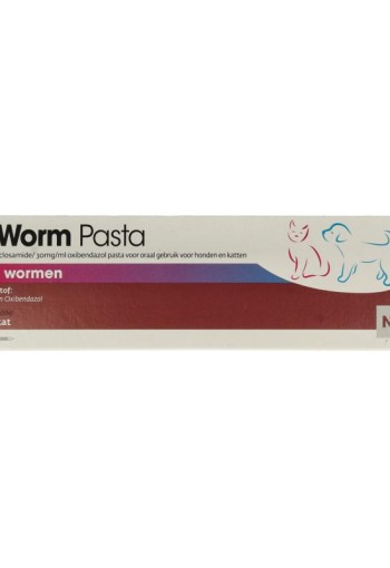Exil No worm pasta hond/kat (25 Milliliter)