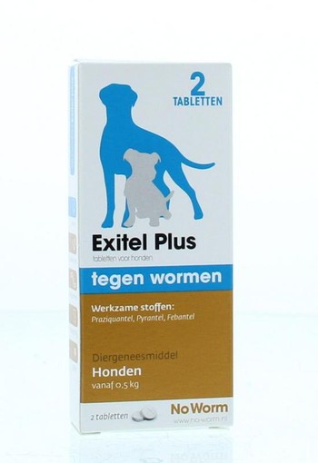 Exil No worm hond small (2 Tabletten)