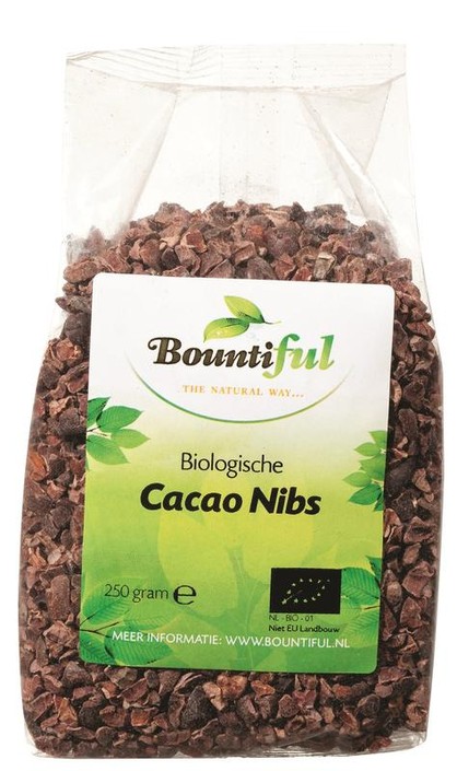 Bountiful Cacao nibs bio (250 Gram)