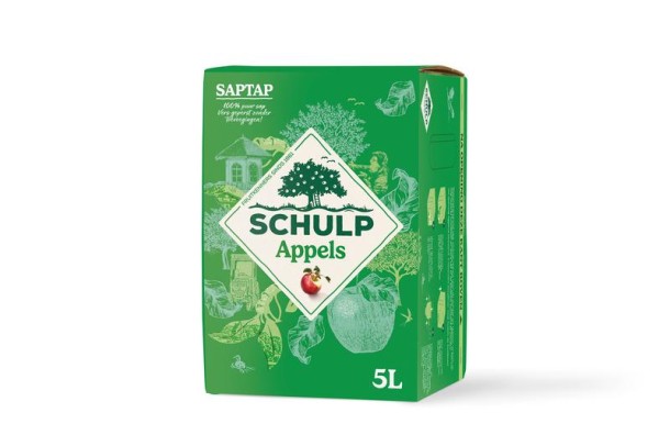 Schulp Saptap appelsap (5 Liter)