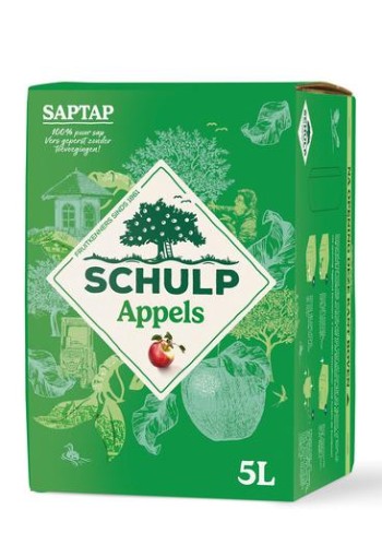 Schulp Saptap appelsap (5 Liter)