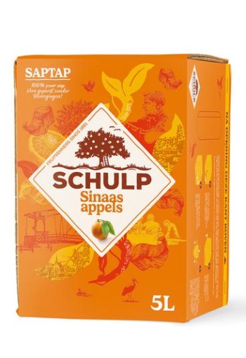 Schulp Saptap sinaasappelsap (5 Liter)