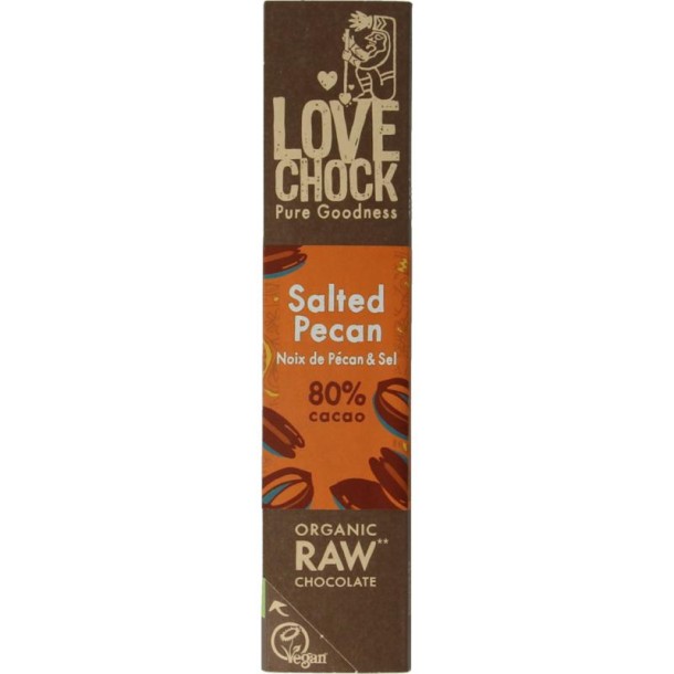 Lovechock Salted pecan bio (40 Gram)