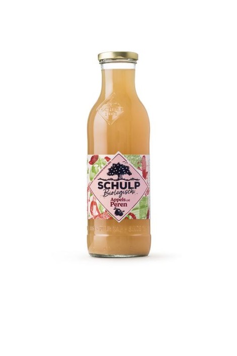 Schulp Appel & perensap bio (750 Milliliter)