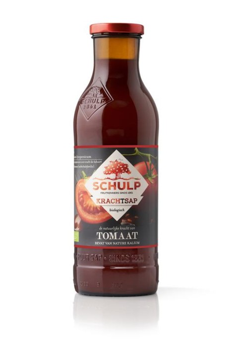 Schulp Krachtsap tomatensap puur bio (750 Milliliter)